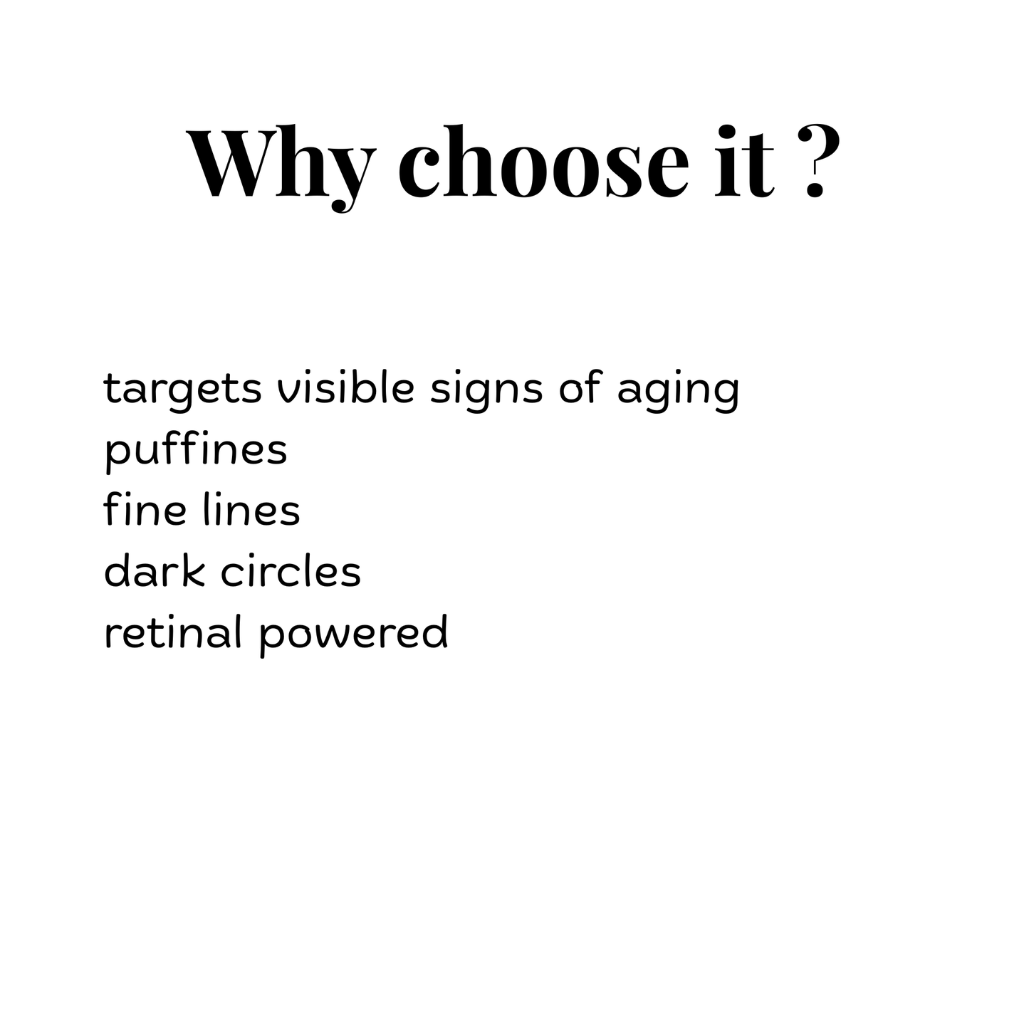 Eye cream : ginseng + retinal  30ml