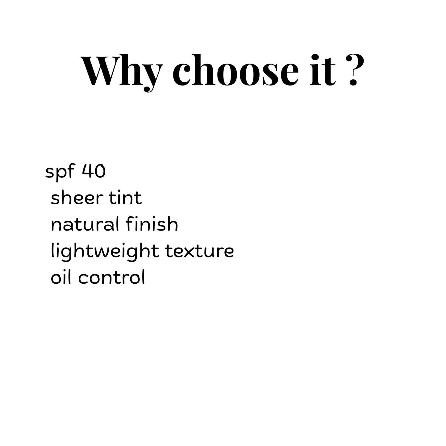 Tinted SPF fluid sunscreen, SPF 40 50 ML