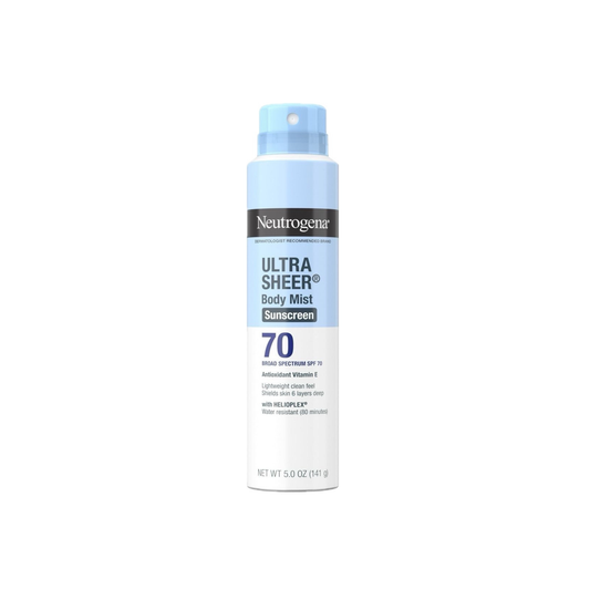 Ultra Sheer Bodymist Sunscreen Spray  spf 70 141g